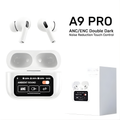A9 Pro ANC AirPods Bluetooth 5.4 With Touch Screen