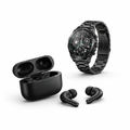 Ultimate Stealth Tech Bundle: MK27 Premium Smartwatch + Pro 2 ANC Wireless Earbuds