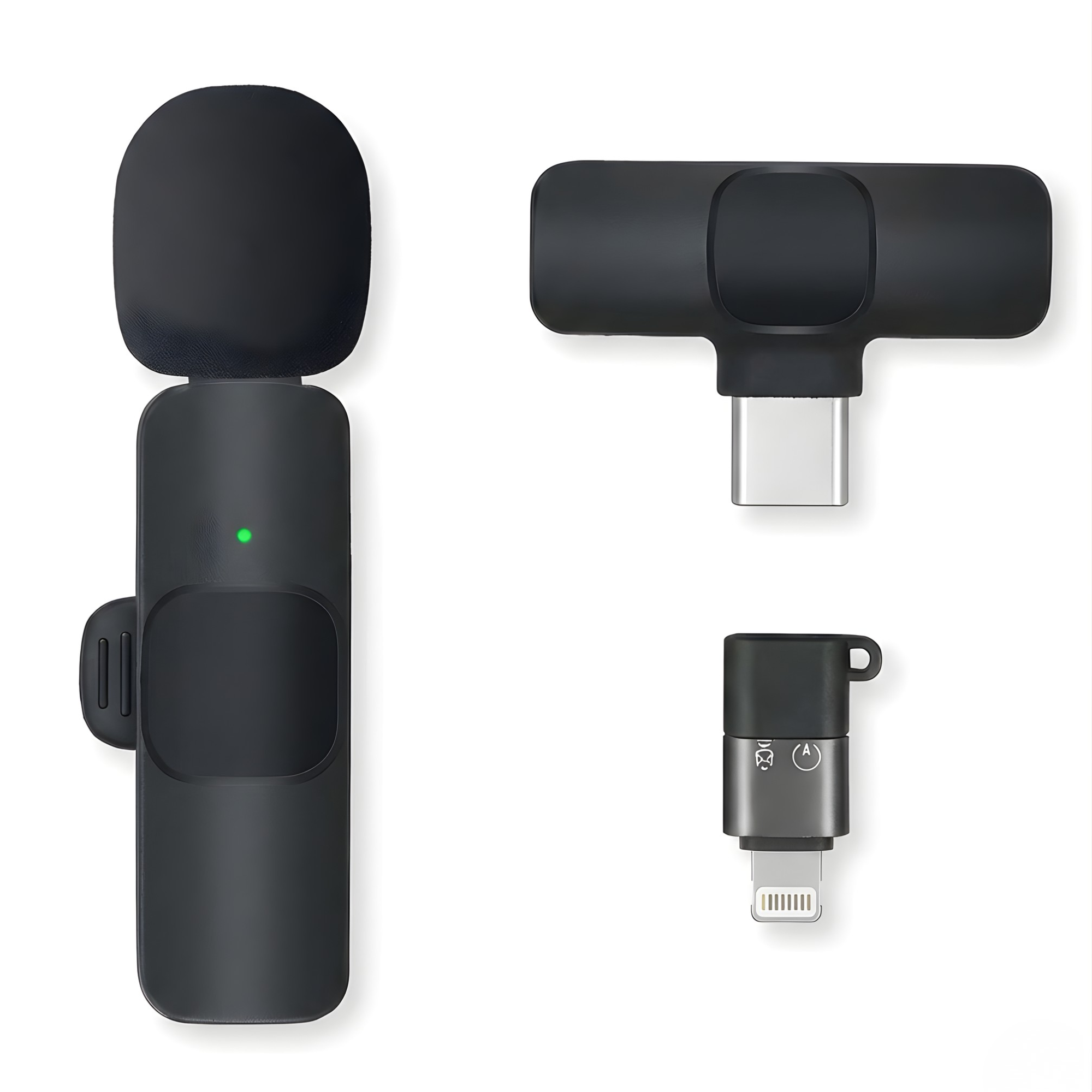 K8 Wireless Lavalier Microphone with Type-C Connector – Clear Audio Recording